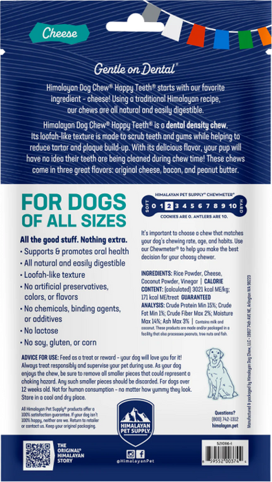 Himalayan Dog Chew Happy Teeth Cheese