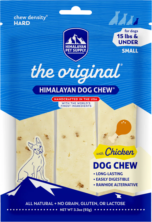 Himalayan Dog Chew Chicken, Small - for Dogs up to 15lbs, 3.3oz