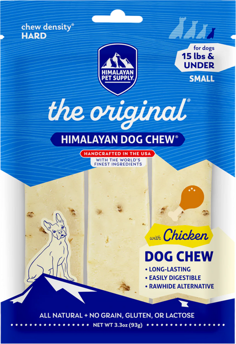 Himalayan Dog Chew Chicken, Small - for Dogs up to 15lbs, 3.3oz