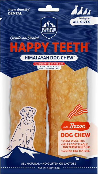 Himalayan Dog Chews Happy Teeth Bacon