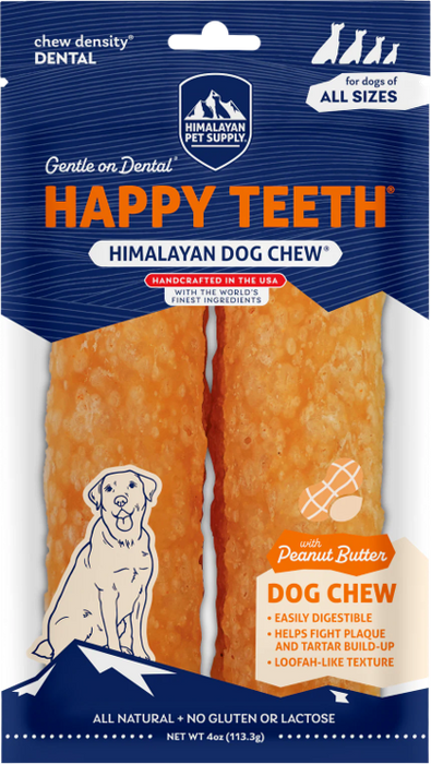 Himalayan Dog Chew Happy Teeth Peanut Butter