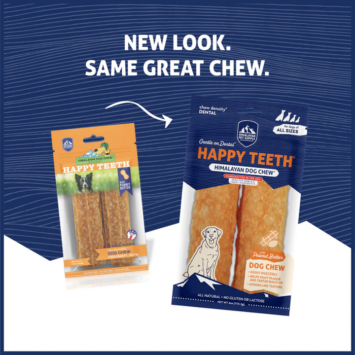 Himalayan Dog Chew Happy Teeth Peanut Butter