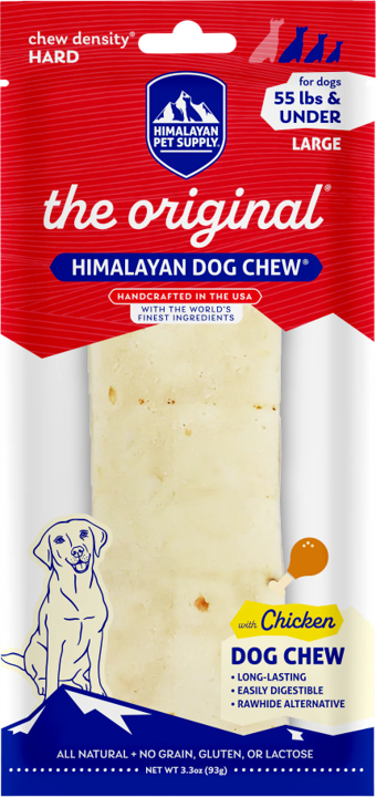 Himalayan Dog Chew Chicken, Large - for Dogs up to 55lbs, 3.3oz
