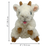 KONG Comfort Tykes Goat, Small Dog Toy