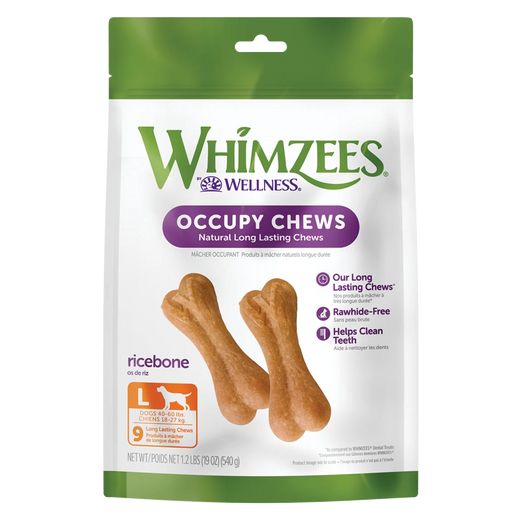 Whimzees Rice Bone for Dogs, 19oz
