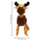 KONG Floofs Shakers Moose Dog Toy