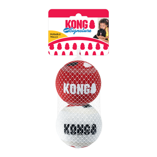 KONG Signature Sport Balls for Dogs, 2pk