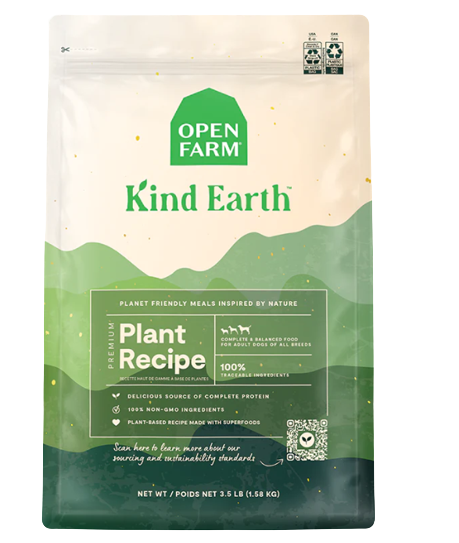 Open Farm Kind Earth Premium Plant Kibble Recipe Dry Dog Food