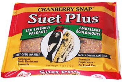 Suet Plus Cranberry Snap Suet Cake, 11oz