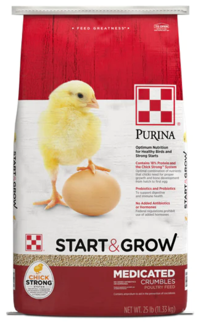 Purina® Chick Start & Grow® Medicated AMP .0125