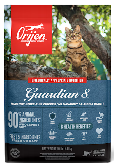 Orijen Guardian 8 Formula Grain Free Dry Cat Food, 4lbs