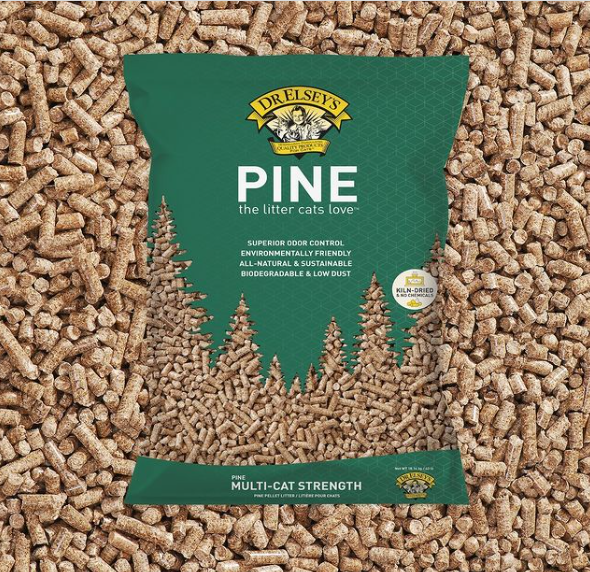 Dr. Elsey's Pine Pellets Cat Litter, 40lbs