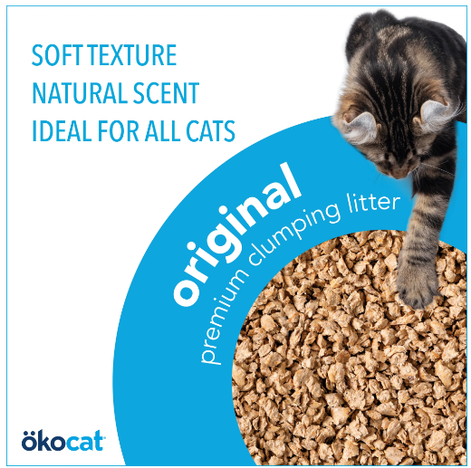 ökocat® Original Premium Clumping Wood Cat Litter, 12.6lbs