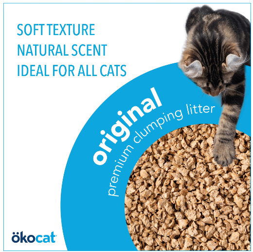 Okocat Original Premium Clumping Wood Cat Litter