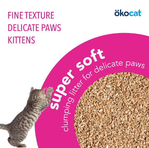 ökocat® Super Soft Clumping Wood Cat Litter