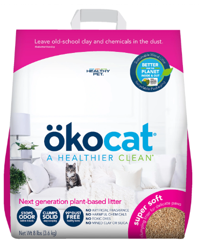 ökocat® Super Soft Clumping Wood Cat Litter