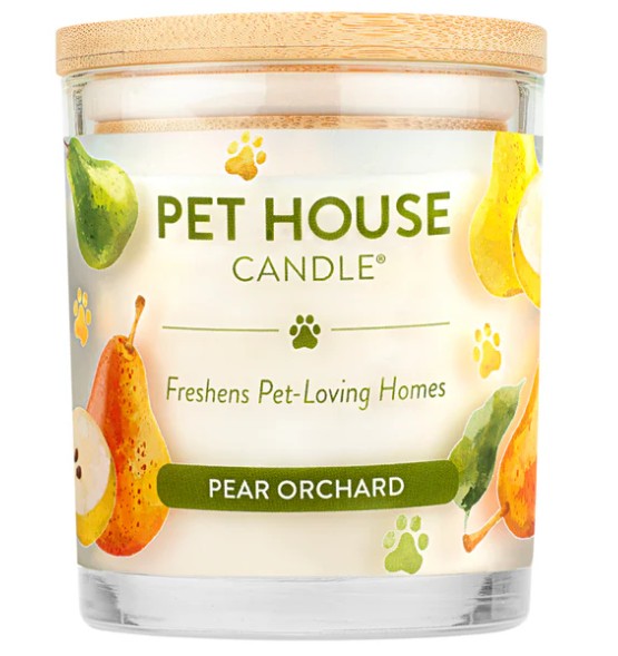 Pet House Candle, Pear Orchard, 9oz