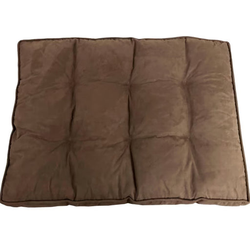 38" Suede Pillow Bed, Chocolate