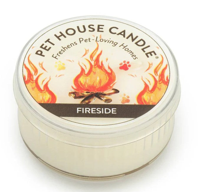 Pet House Candles, Fireside Mini Candle 1.5oz