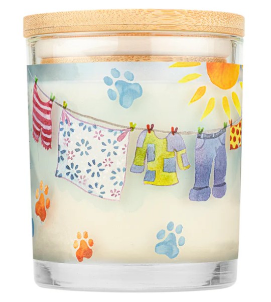 Pet House Candle, Sunwashed Cotton 9oz