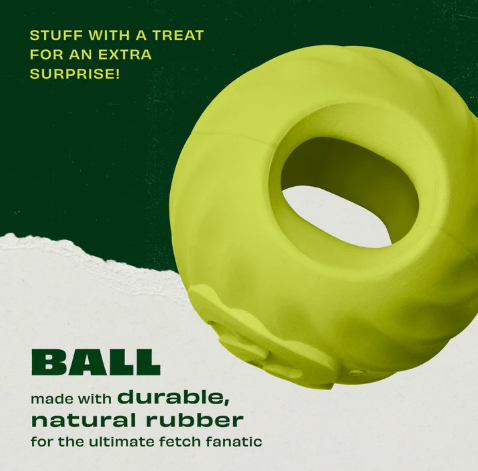 Benebone Ball - Natural Rubber Dog Toy