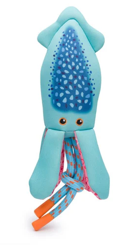 Floatie Squid Dog Toy