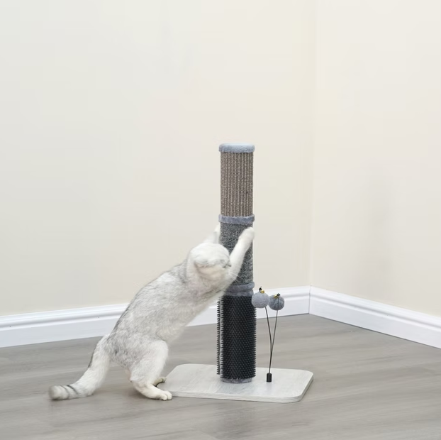 Urbane Grey Multi-Activity 24.5" Scratching Post