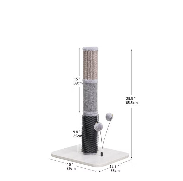 Urbane Grey Multi-Activity 24.5" Scratching Post