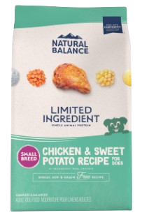 Natural Balance L.I.D. Limited Ingredient Diets Grain Free Adult Sweet Potato and Chicken Small Breed Dry Dog Food