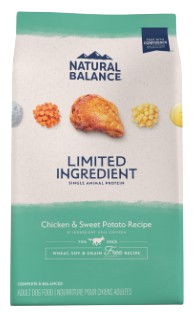 Natural Balance L.I.D. Limited Ingredient Diets Grain Free Chicken & Sweet Potato Formula