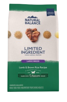 Natural Balance L.I.D. Limited Ingredients Diet Lamb & Brown Rice Large Breed Dry Dog Food