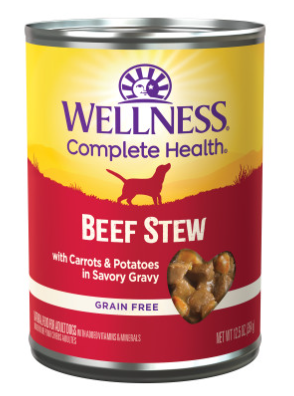 Wellness Grain Free Natural Beef Stew with Carrots & Potato Wet Canned Dog Food