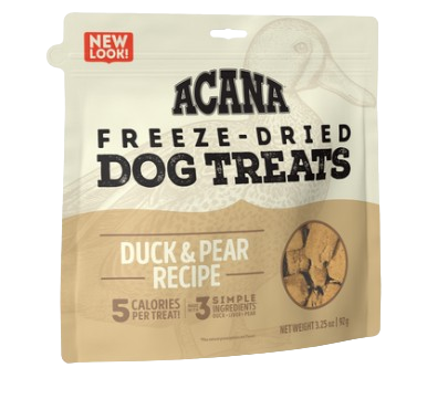 Acana Duck & Pear Freeze-Dried Treats Freeze-Dried Dog Treats, 3.25oz