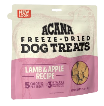 Acana Lamb & Apple Freeze-Dried Treats Freeze-Dried Dog Treats, 3.25oz