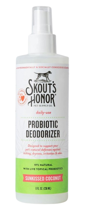 Skout's Honor Probiotic Deodorizer for Dogs & Cats, Sunkissed Coconut