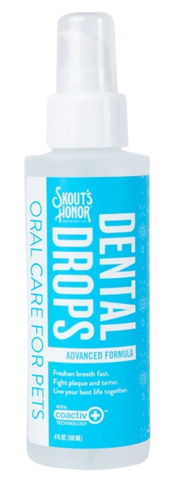 Skout's Honor Advanced Formula Dental Drops for Dogs & Cats 4oz