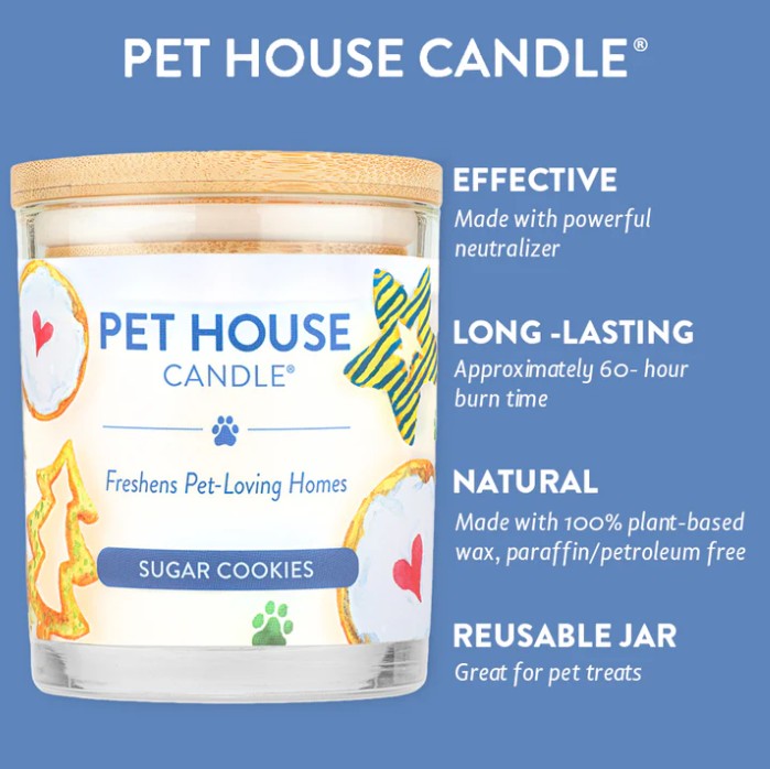 Pet House Candle, Sugar Cookie, 9oz