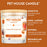 Pet House Candle Caramel Latte, 9oz