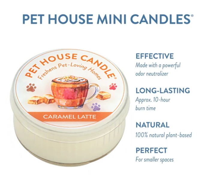 Pet House Candles Caramel Latte Mini Candle 1.5oz