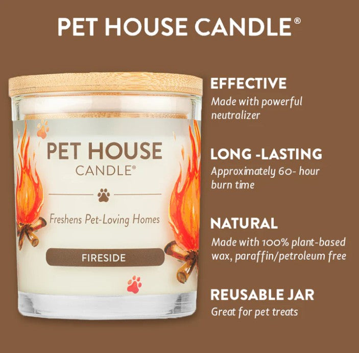 Pet House Candle, Fireside 9oz