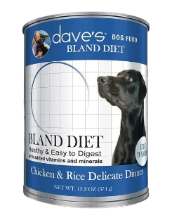 Dave's Restricted Diet Bland Chicken and Rice Canned Dog Food 13.2 oz