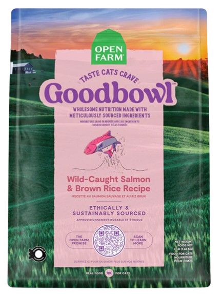 Open Farm Goodbowl™ Wild-Caught Salmon & Brown Rice Recipe Dry Cat Food