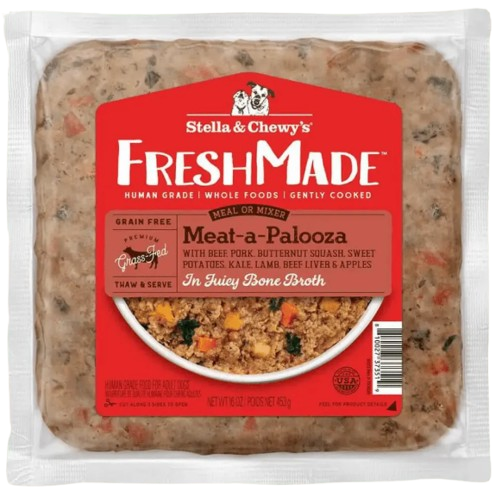 Stella & Chewy's FreshMade Meat-A-Palooza Gently Cooked Dog Food, 16oz