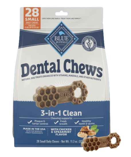 Blue Buffalo Dental Chews with Chicken & Spearmint