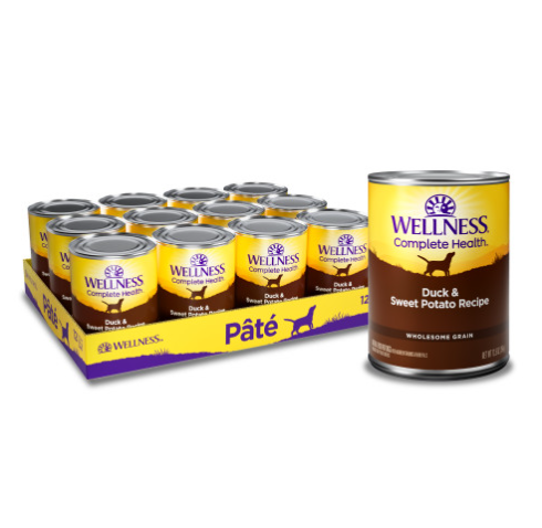 Wellness Complete Health Natural Duck and Sweet Potato Recipe Wet Canned Dog Food