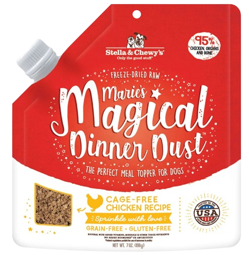 Stella & Chewy's Marie’s Magical Freeze Dried Dinner Dust Cage-Free Chicken, 7oz