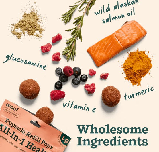 WOOF Pupsicle All-In-1 Wellness Pops for Dogs