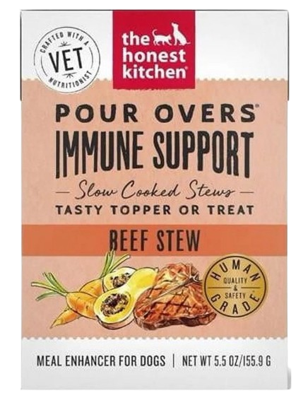 The Honest Kitchen Functional Pour Overs: Immune Support - Beef Stew, 5.5oz