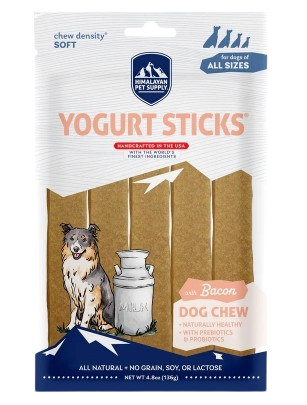 Himalayan Dog Chews Yogurt Sticks, Bacon, 4.8oz
