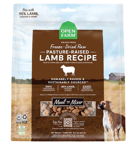 Open Farm Pasture-raised Lamb Freeze Dried Raw Dog Food